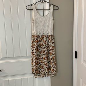 Modcloth Lace floral print dress size S